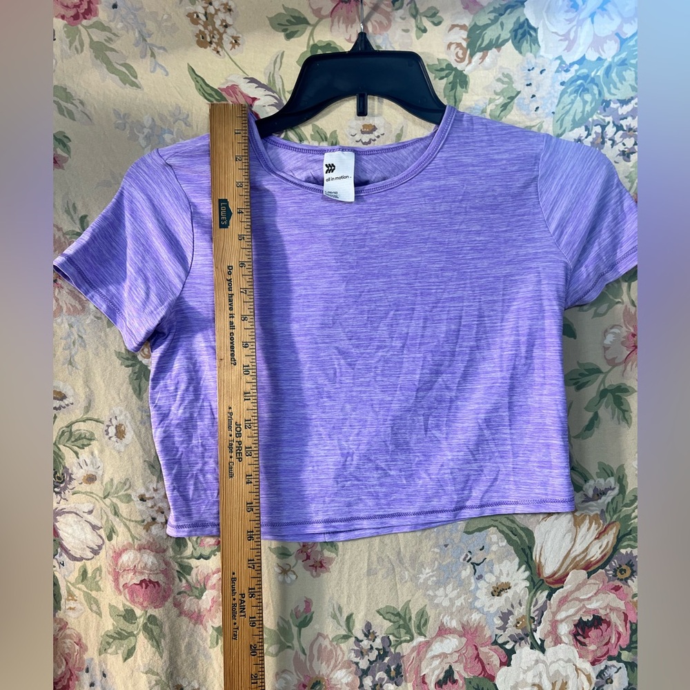 Target Lavender Crop Top - Picture 4 of 9
